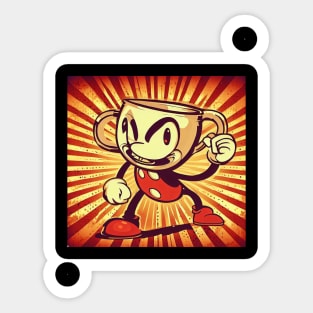 Wild Madness - Cuphead Sticker